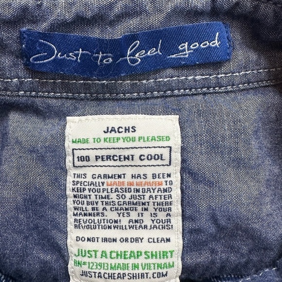 Jachs Men's Blue Plaid Shirt - Picture 5 of 8